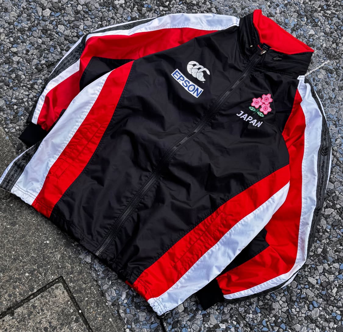 캔터베리 럭비 선수 지급용 오버핏 바람막이 자켓 상품이미지1