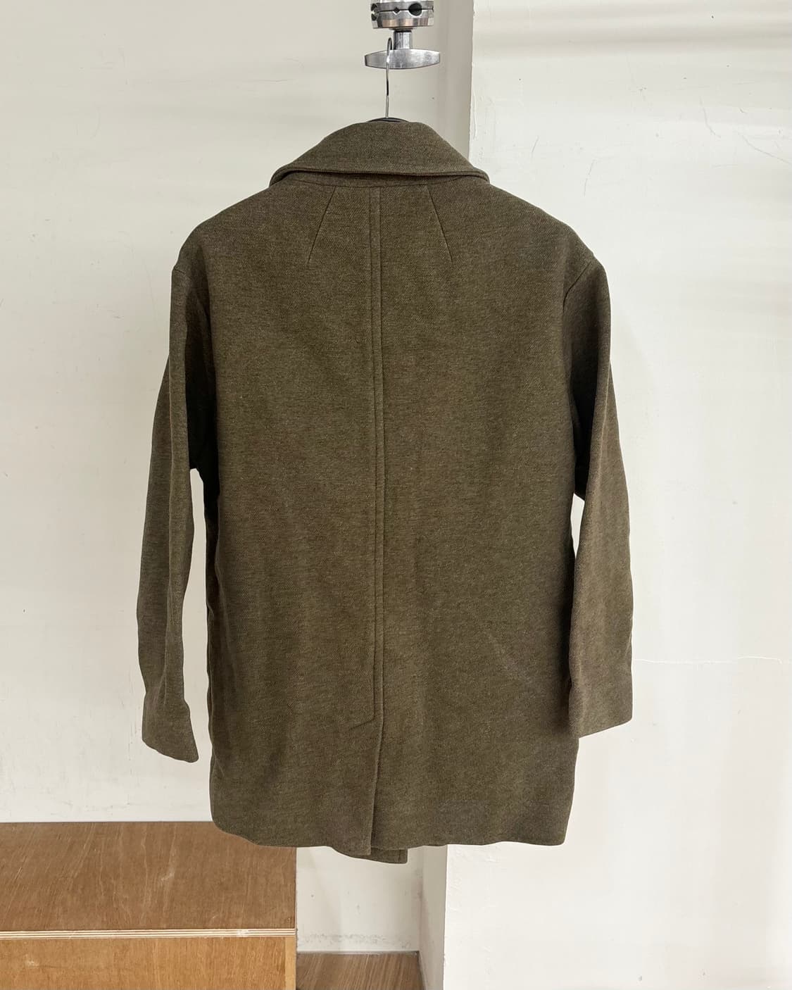 이자벨마랑 카키 오버 히든버튼 울 코트  상품이미지6