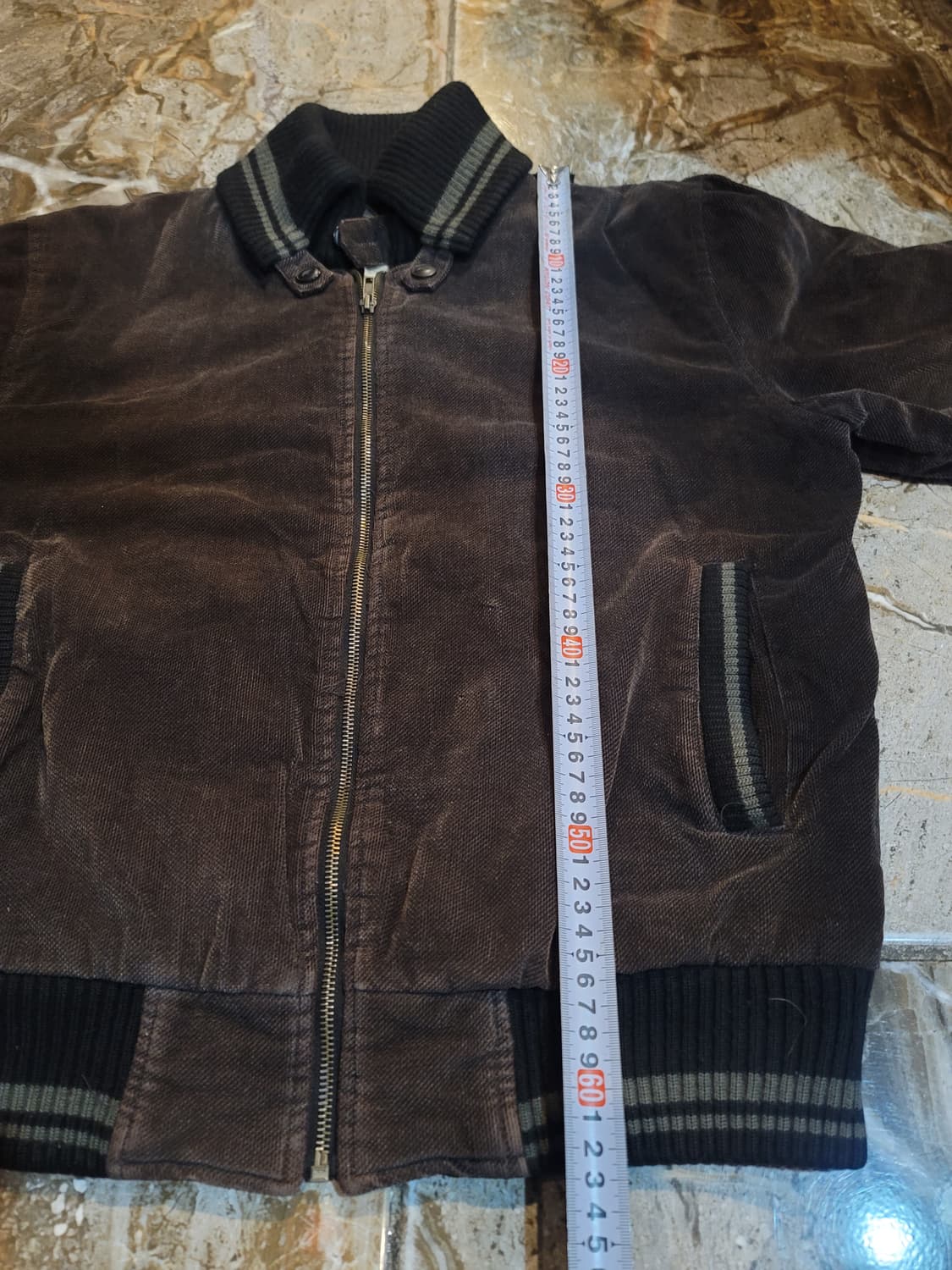 90's~ 울리치 다크브라운 봄버자켓 상품이미지6