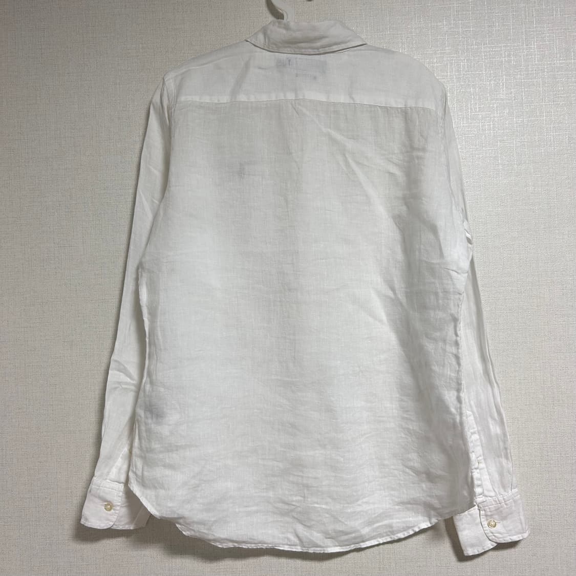 폴로 랄프로렌 신형 린넨 셔츠 화이트 M  상품이미지5