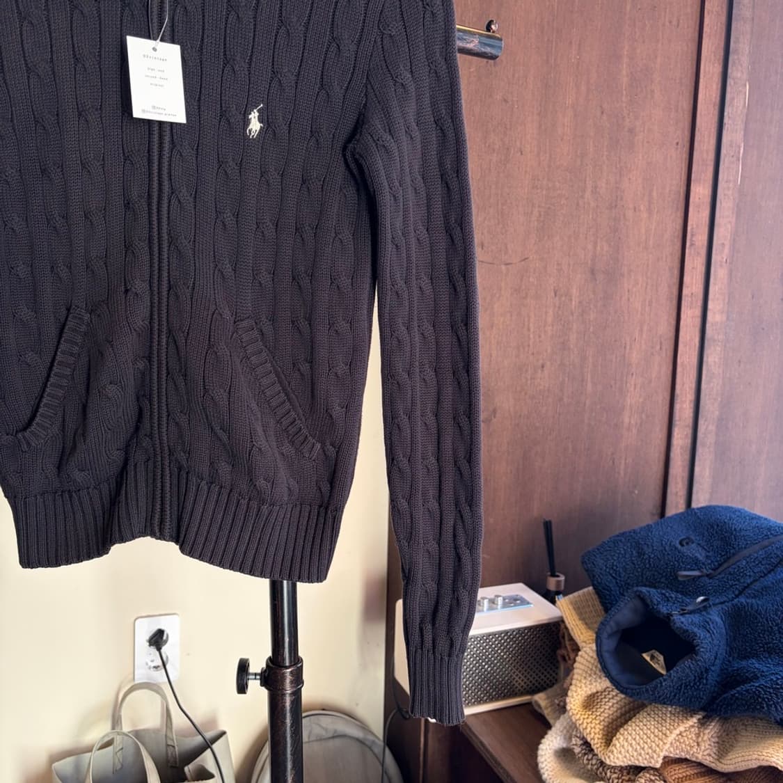 15477 - 폴로 랄프로렌 케이블 니트 후드 집업 상품이미지4