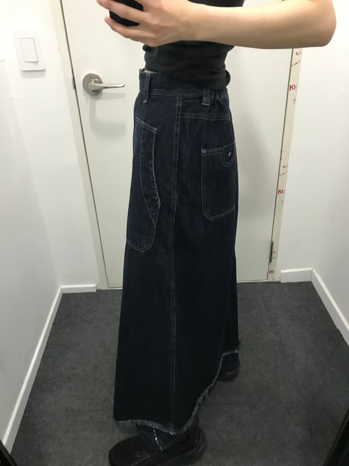 NIKO AND 니코앤드 프린지 데님 스커트 치마 상품이미지2