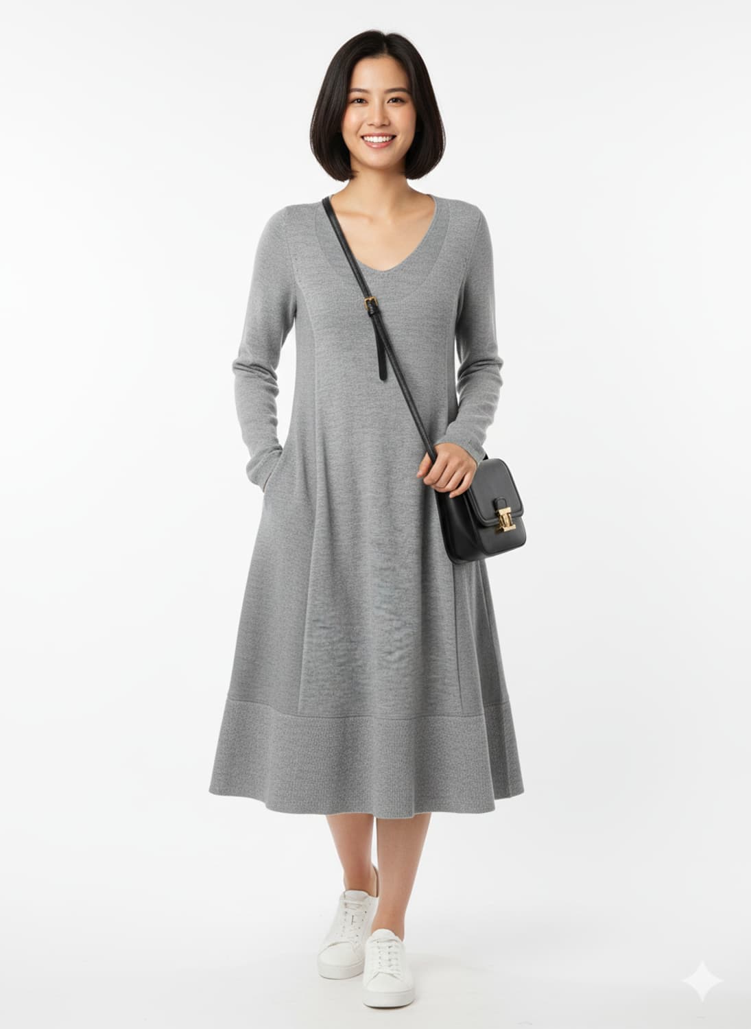 시스템 여성 니트원피스 상품이미지1