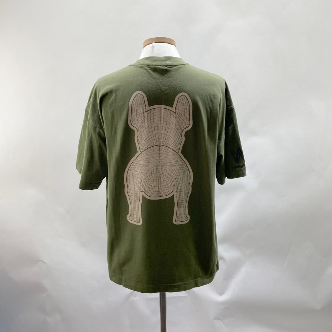 라이프워크 남성반팔 오버핏 카키 M 상품이미지3