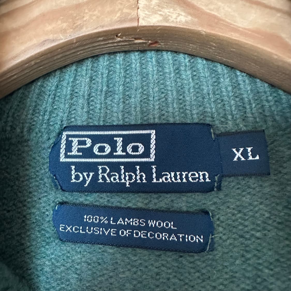 우먼XL 폴로 랄프로렌 반집업 니트 상품이미지3