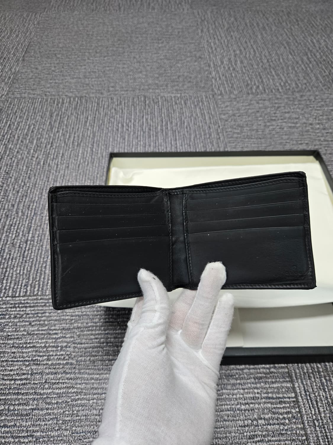 [특가][정품] 구찌 웹삼선 반지갑 상품이미지5