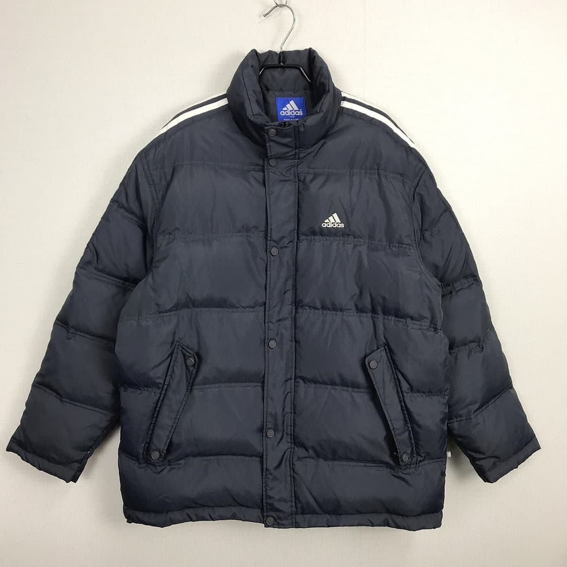 아디다스 올드스쿨 3스트라이프 패딩 점퍼 빈티지 남성100 상품이미지3