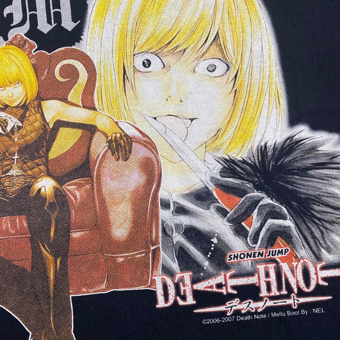 데스노트 멜로 부틀렉 애니메이션 티셔츠 상품이미지6