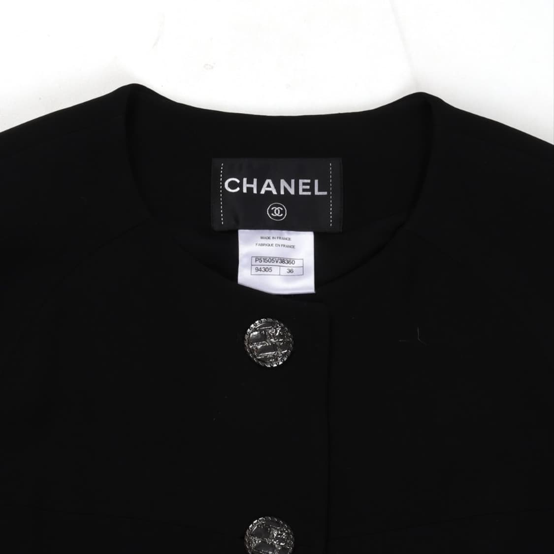  Chanel Silk Collarless Evening Jacket  상품이미지8