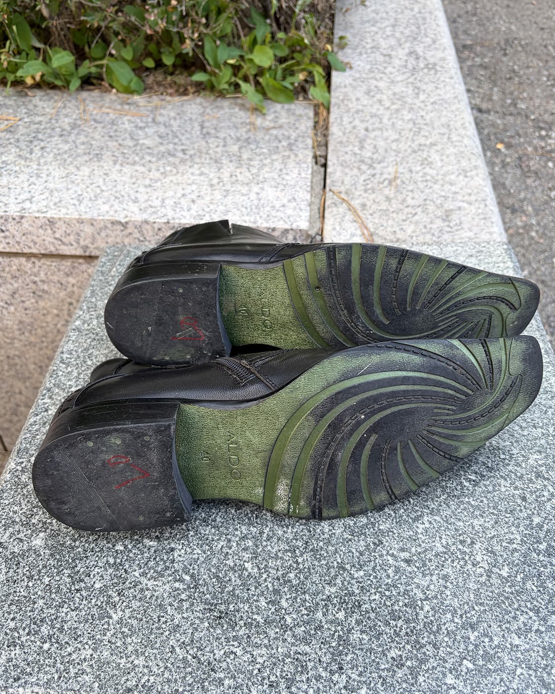 크로스 앵클 레더 부츠  상품이미지9