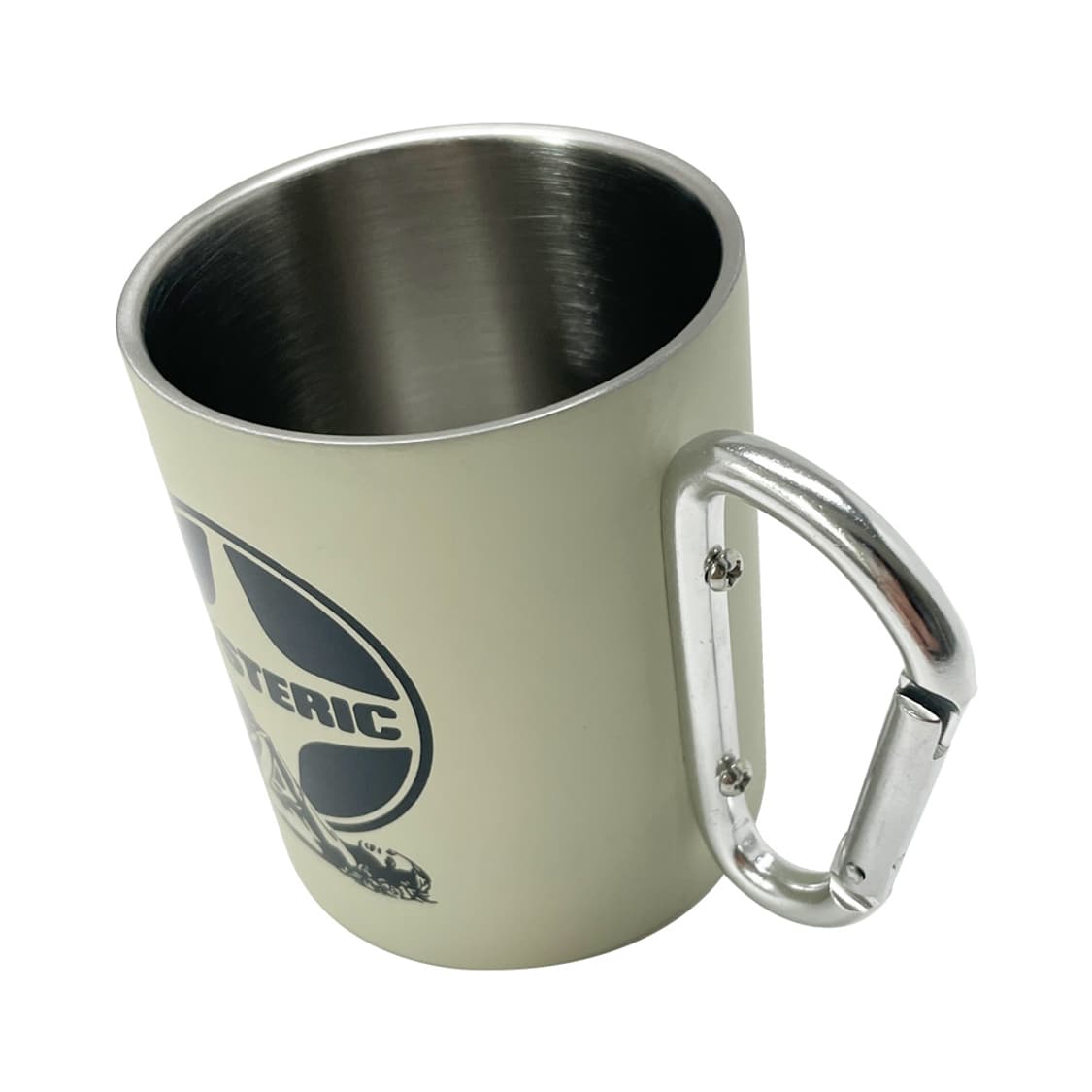 히스테릭글래머 카라비너 캠핑컵 아이보리 상품이미지3