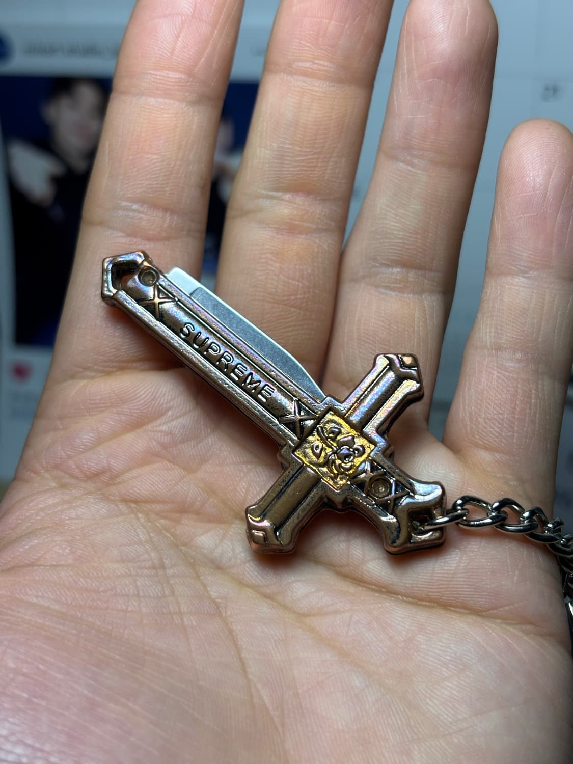 슈프림 십자가 키링  상품이미지7