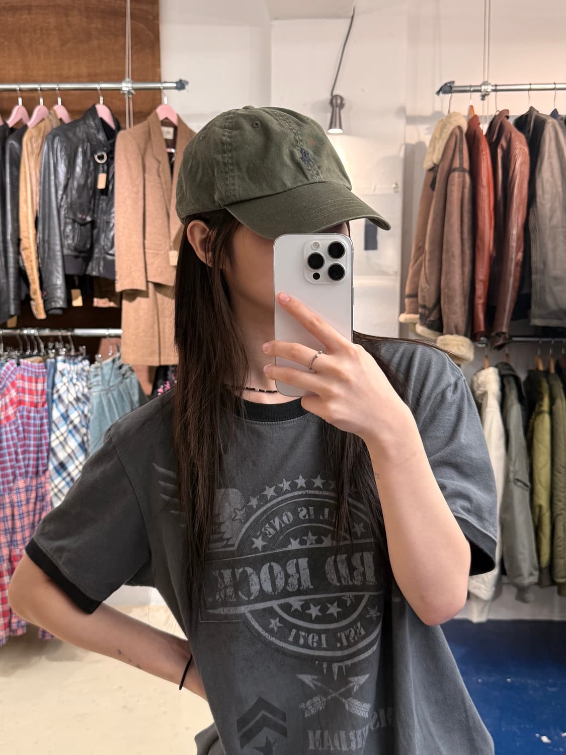PRL 폴로 랄프로렌 카키 볼캡 상품이미지2