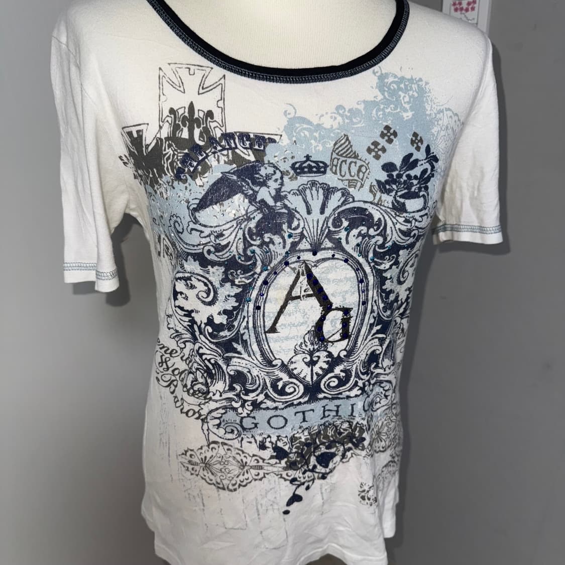 Y2K 프린팅 반팔  상품이미지1