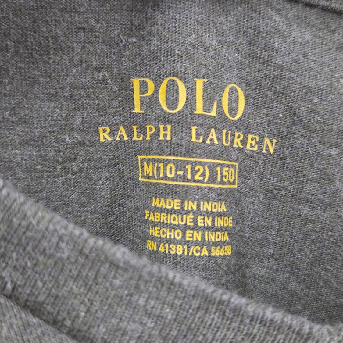 폴로랄프로렌 키즈 브이넥 롱슬리브 M/10/12 상품이미지3