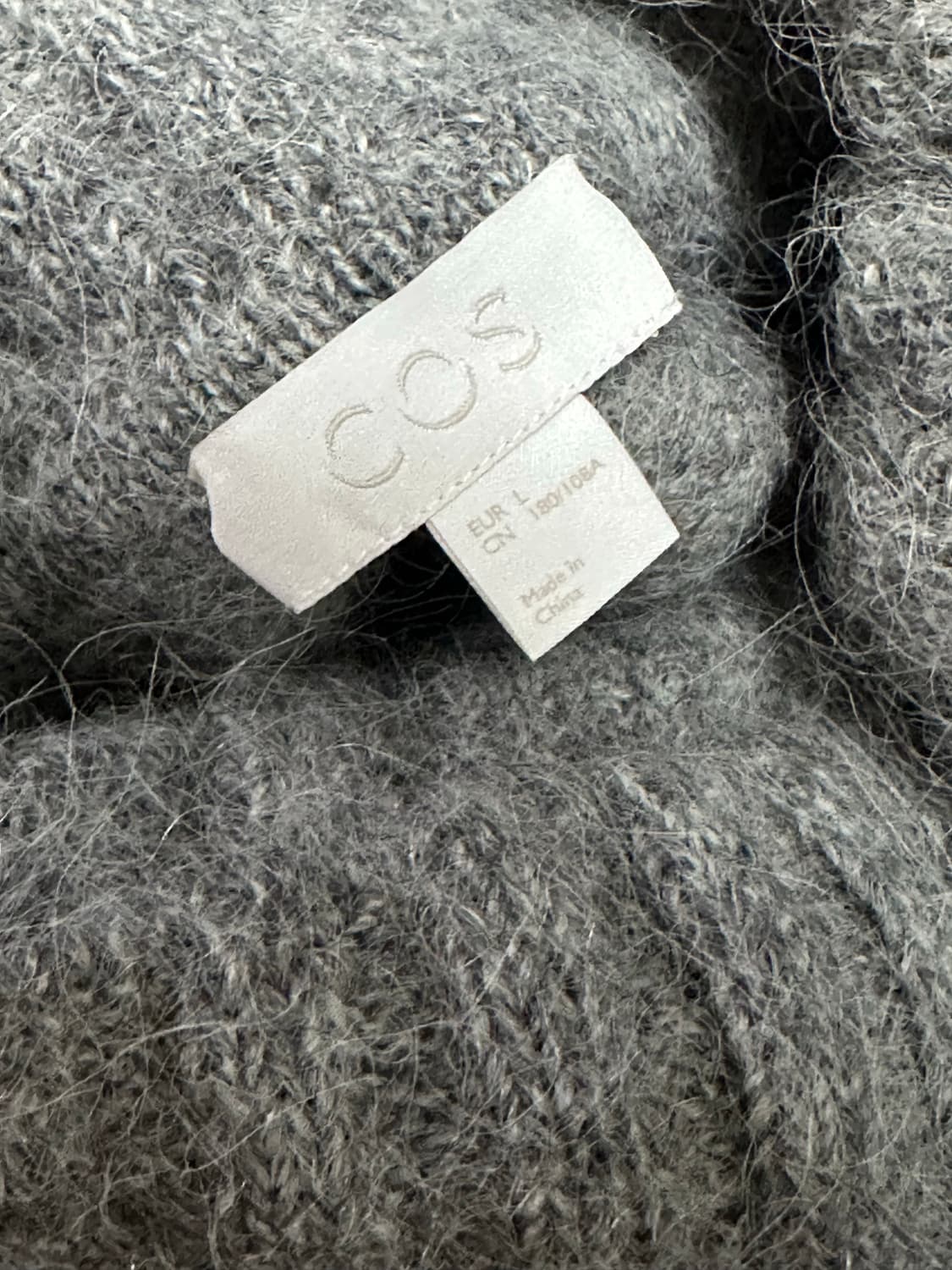 코스 COS 청키 터틀넥 니트 멜란지 L 상품이미지3