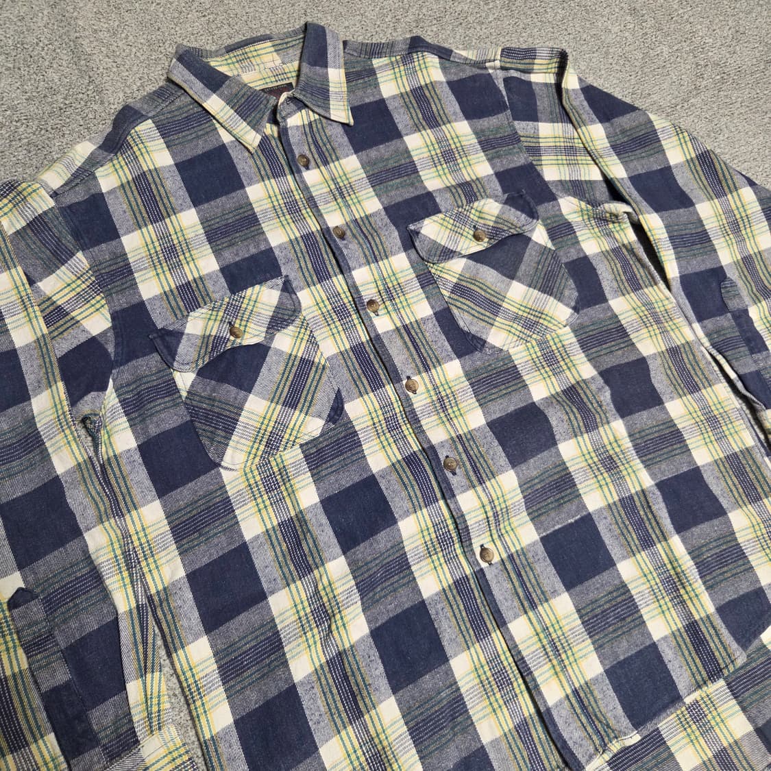 Tass Finder 재팬 체크셔츠 L(100) 상품이미지1