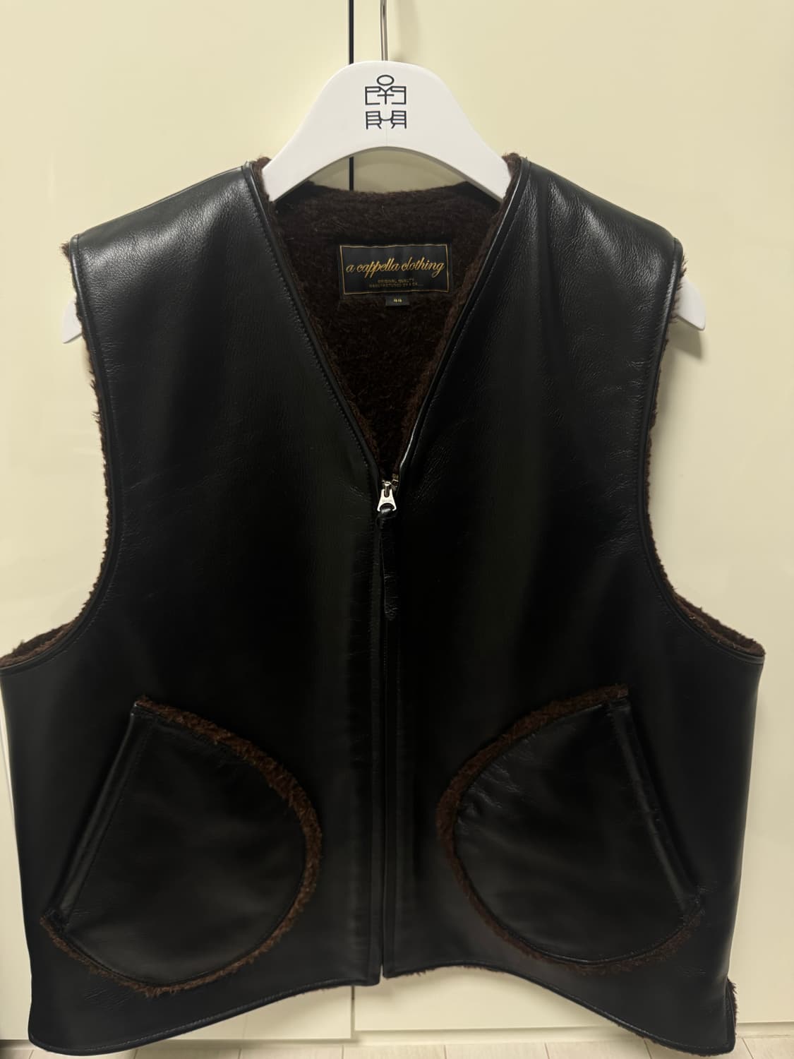 (1회 착용)아카펠라 클로딩 40s 알파카 덱베스트44(100사이즈) 상품이미지2