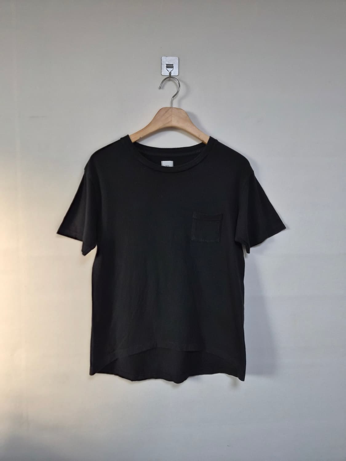 씨Sea 무지 블랙 반팔 포켓 티셔츠 free사이즈 - T55 상품이미지1