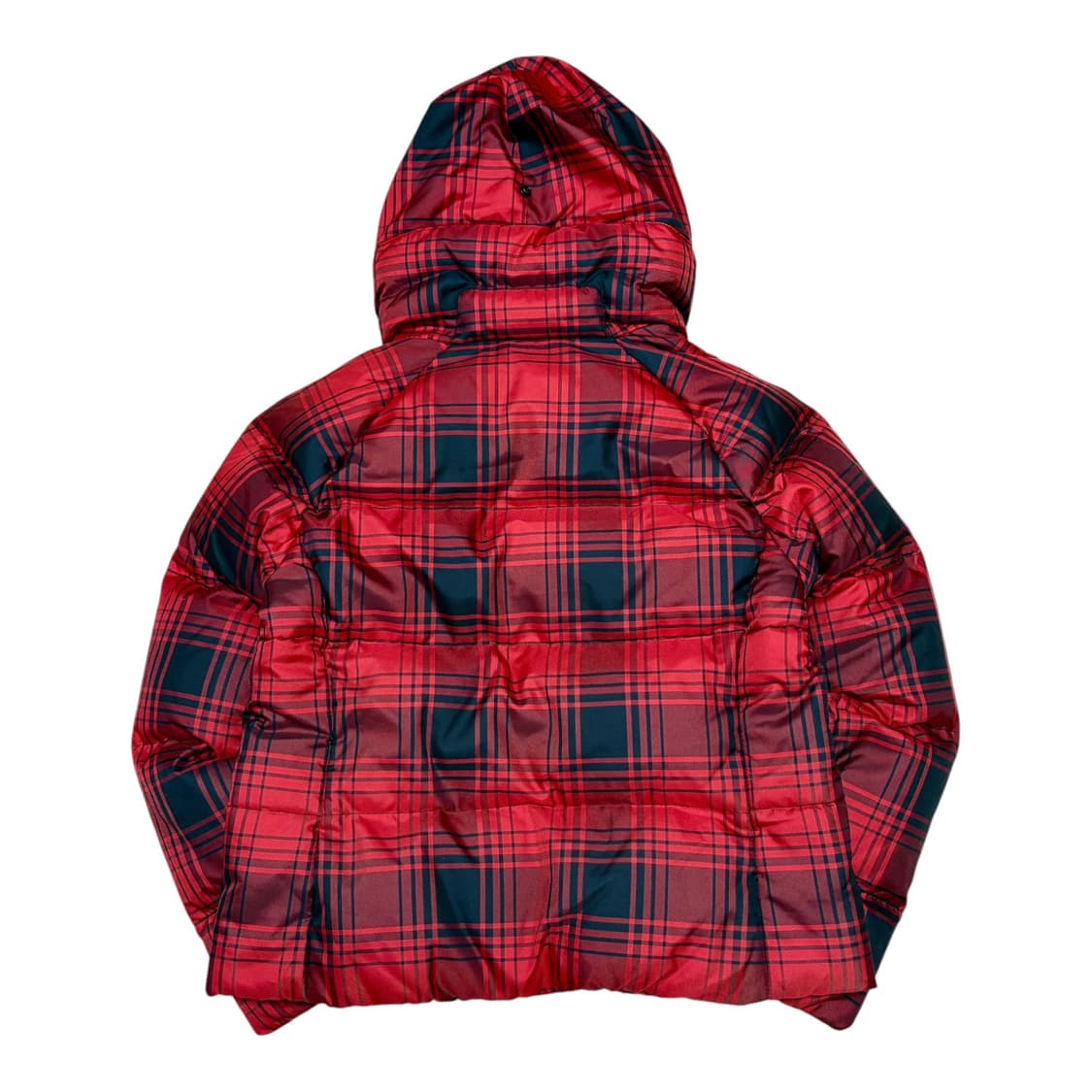 폴로 랄프로렌 블랙포니 덕다운 타탄체크 숏패딩 상품이미지2