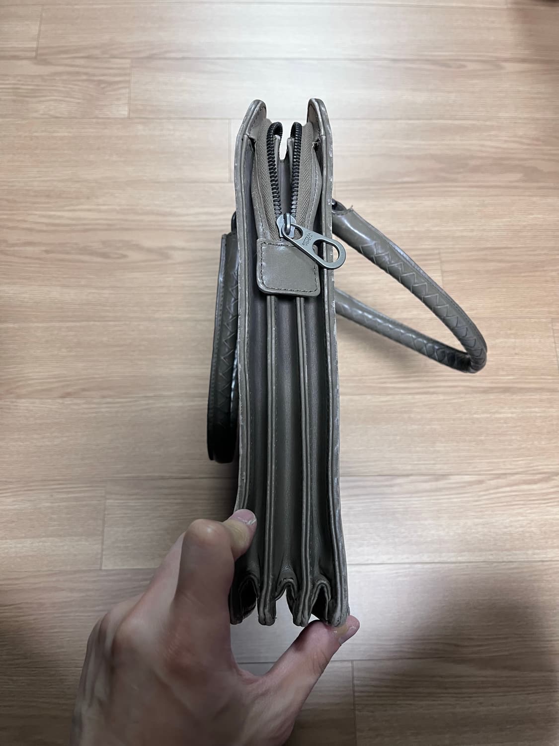 보테가베네타 인트레치아토 토트백 서류가방 토프 그레이 상품이미지7