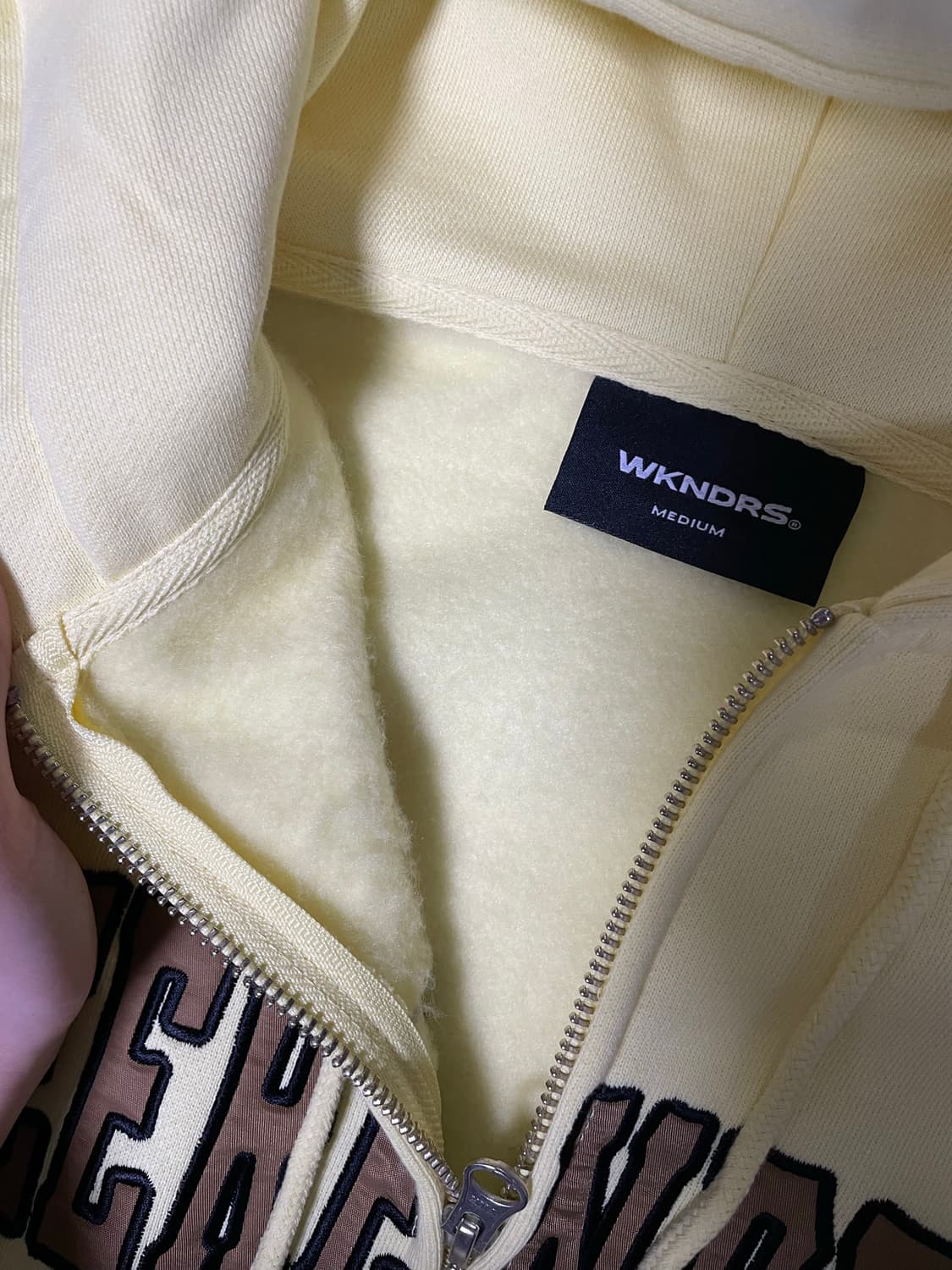 위캔더스 COWBOYS ZIPUP HOODIE (LEMON) 상품이미지5