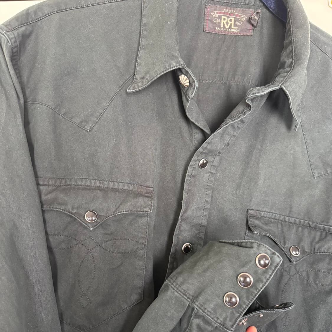 RRL 더블알엘 트윌 웨스턴 셔츠 상품이미지2