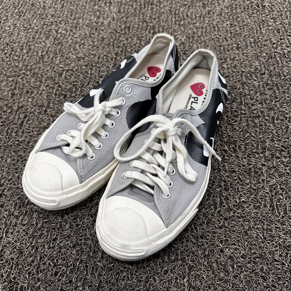 꼼데가르송 x 컨버스 잭 퍼셜 스니커즈 단화 260 상품이미지1