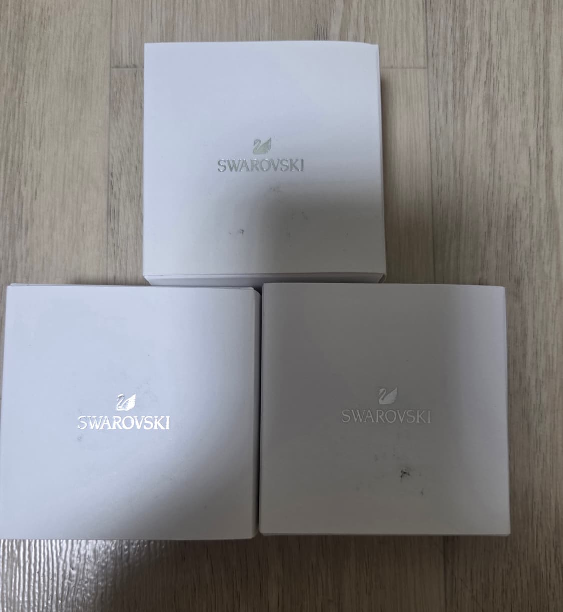 새제품 3개 일괄)스와로브스키 별 오너먼트 상품이미지6