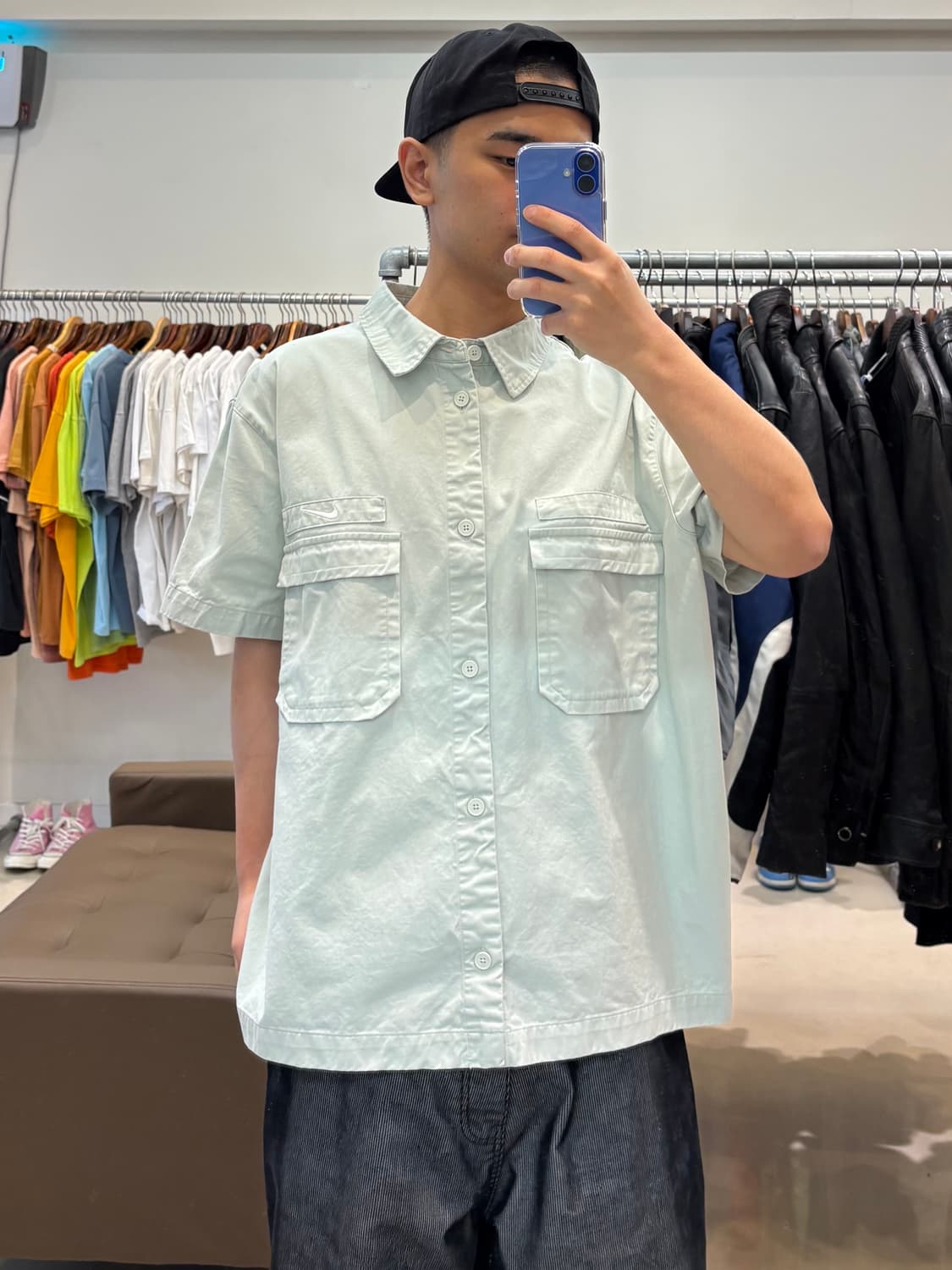 나이키 반팔 포켓 셔츠 상품이미지8