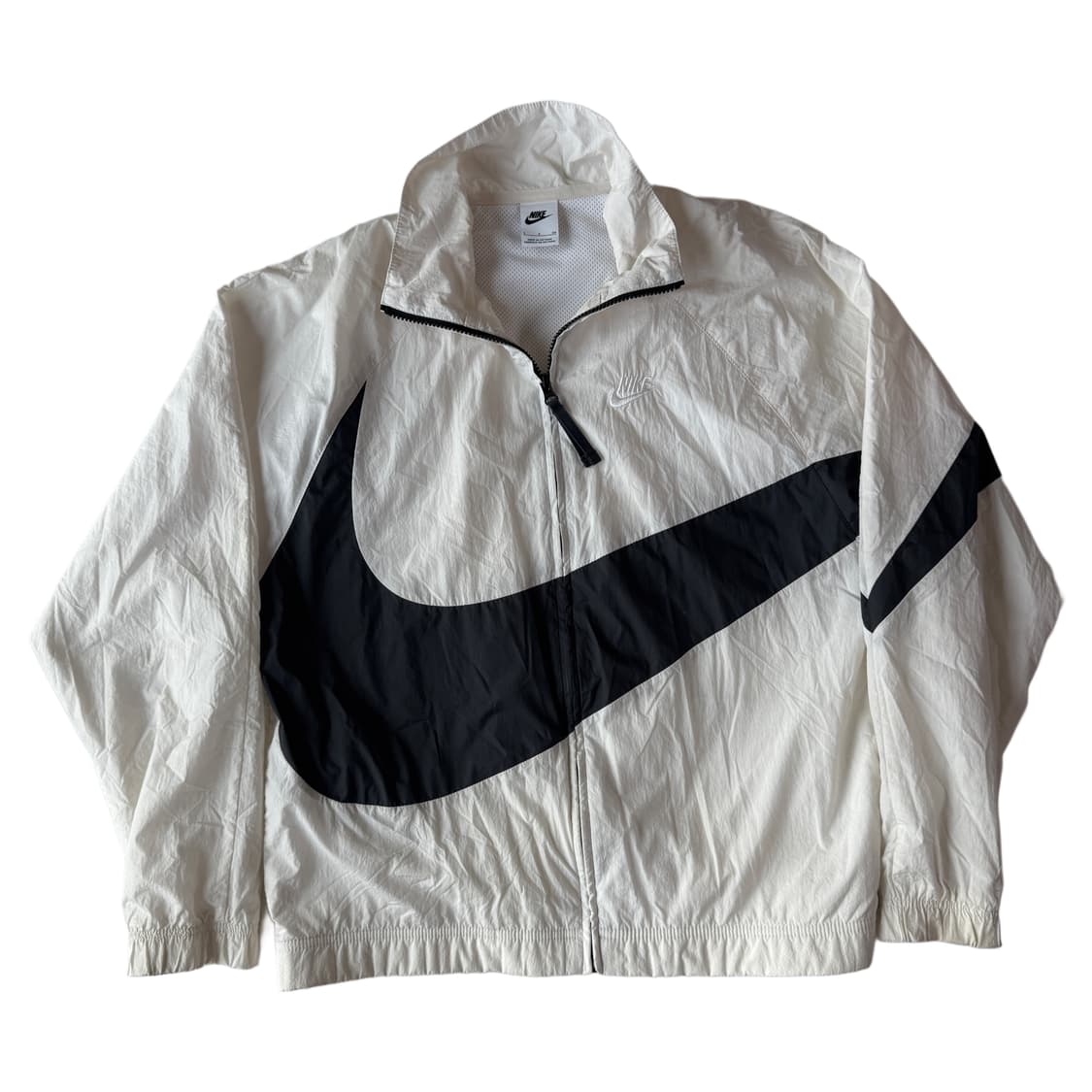 나이키 빅스우시 바람막이 화이트/블랙 오버핏 M-L 상품이미지2