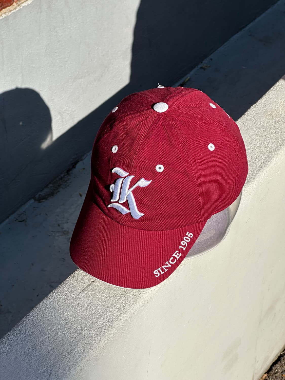 [M-L] 고려대학교 버건디 볼캡 모자 상품이미지2