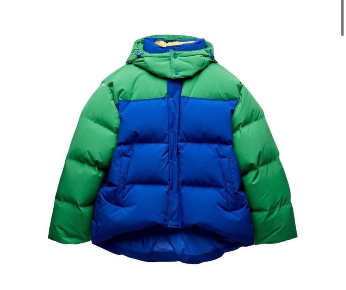 아더에러X자라(Adererror x ZARA) 컬러 블록 패딩 XS 상품이미지1