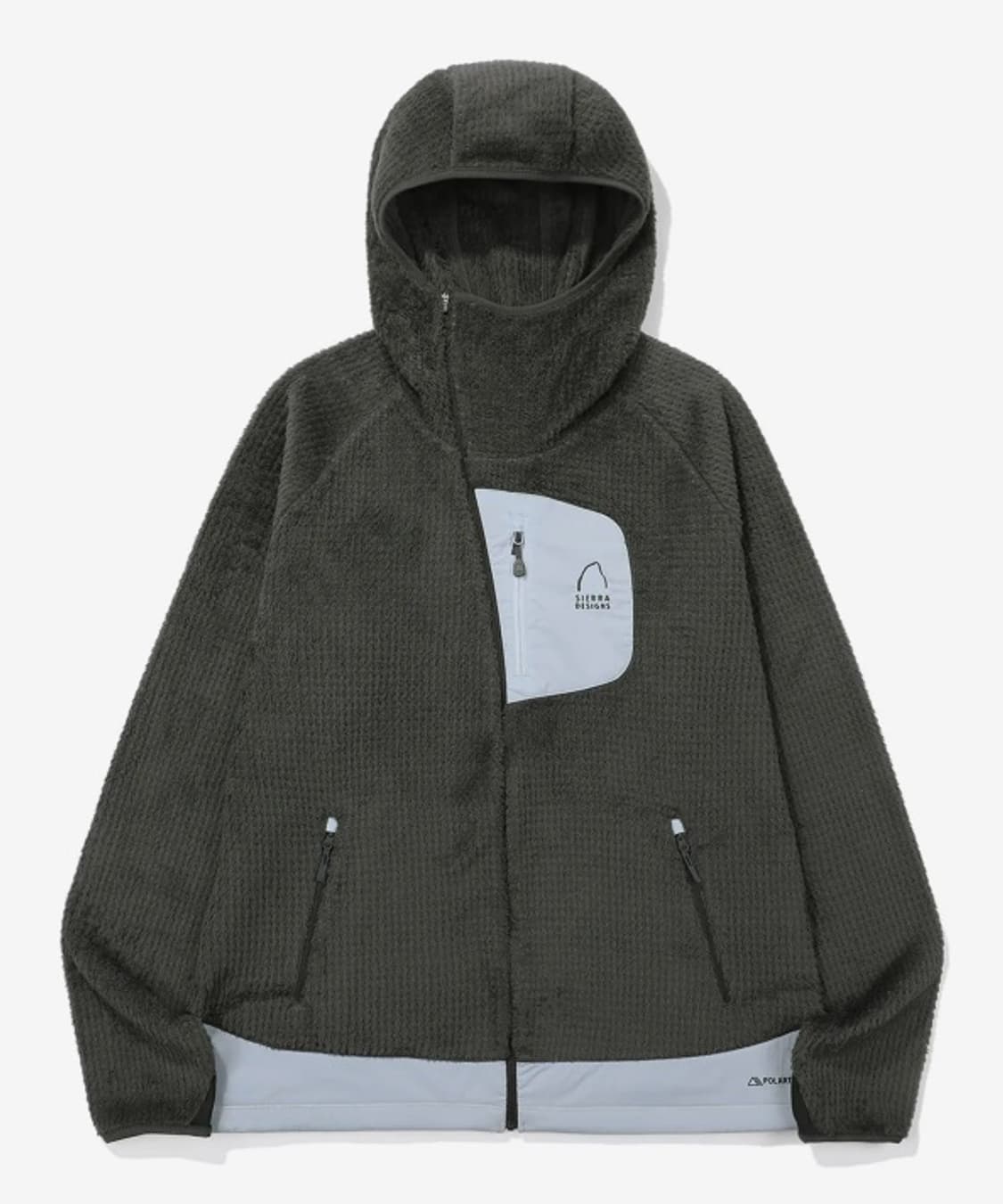 (2XL)시에라디자인 모스 폴라텍 알파 다이렉트 후드집업 차콜 상품이미지1