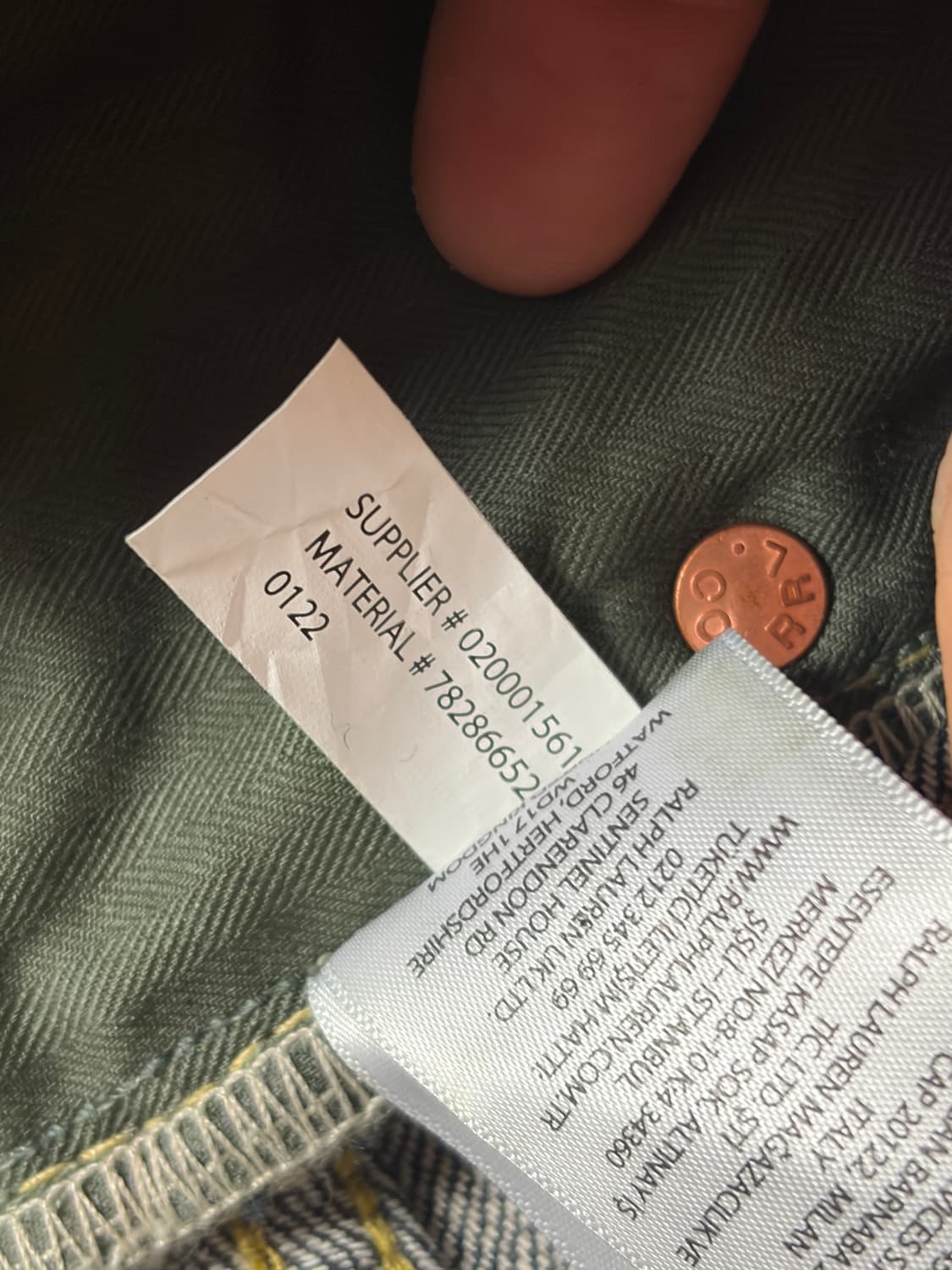 RRL 리미티드 빈파포 1944 에디션 원워시 셀비지 데님 상품이미지5