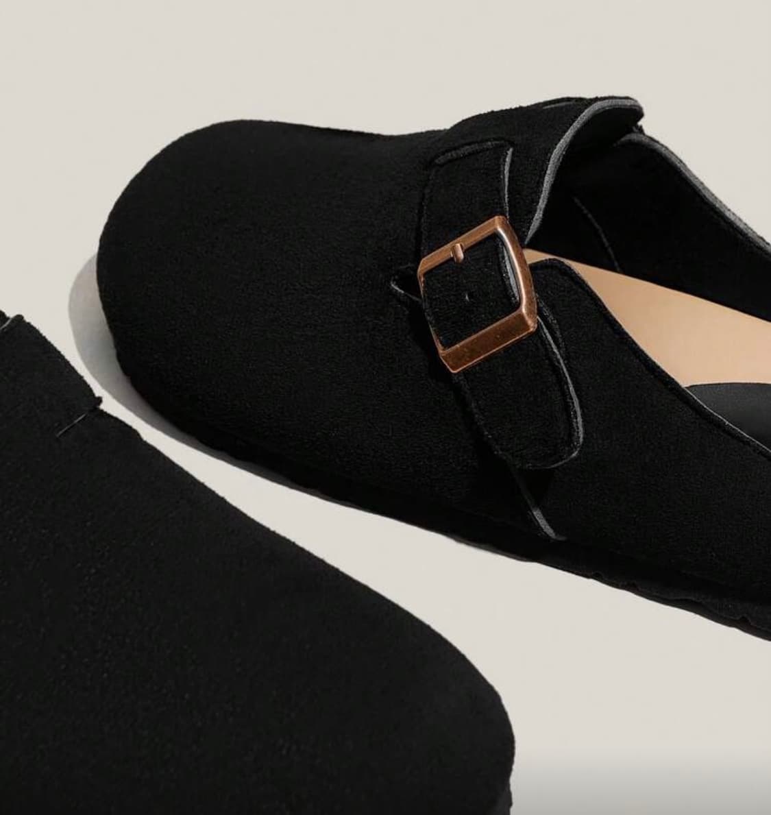 새상품 블랙 스웨이드 버클 슬립온  235 상품이미지3