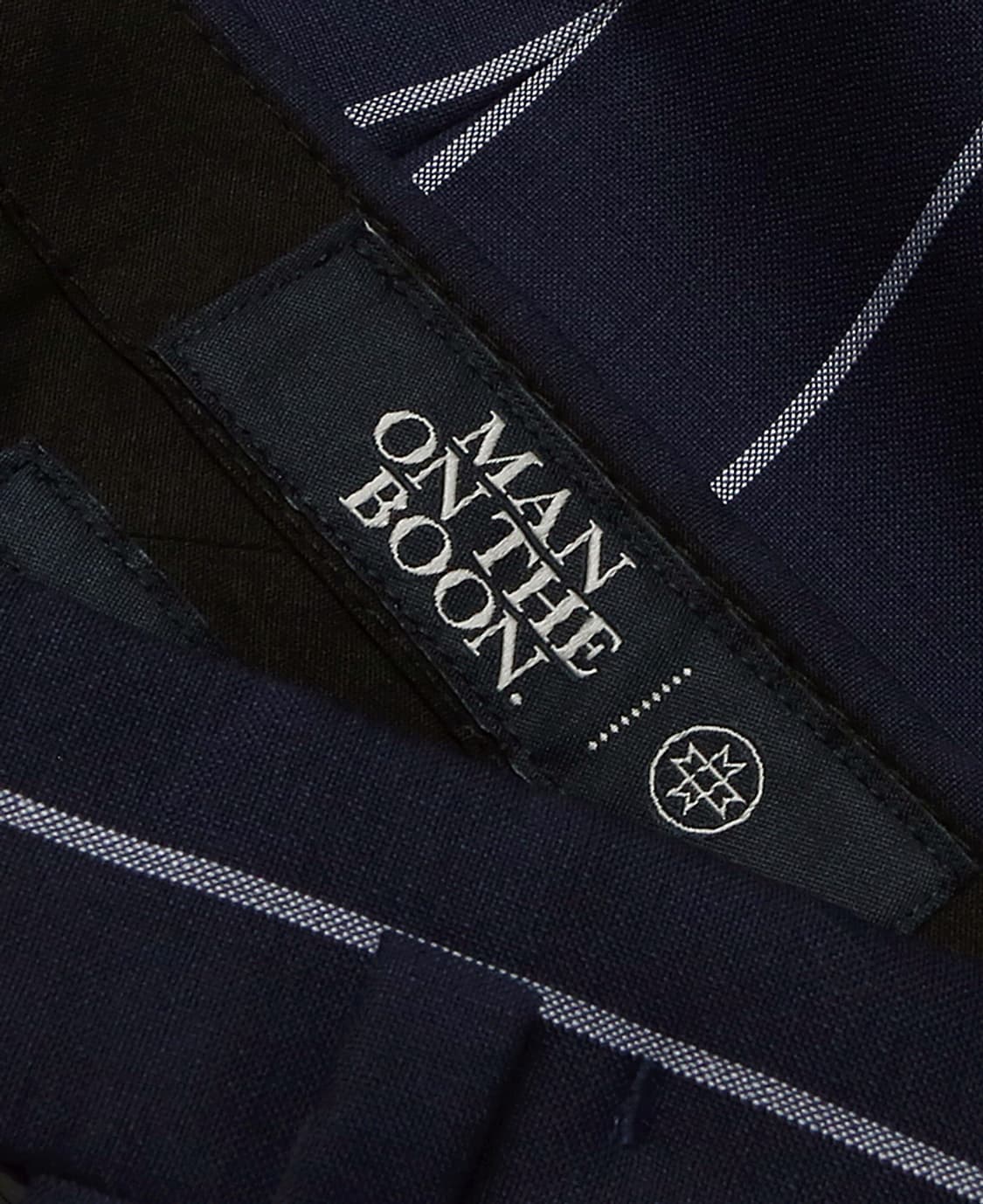 맨온더분 [Man On The Boon] 네이비 스트라이프 트라우저 상품이미지6