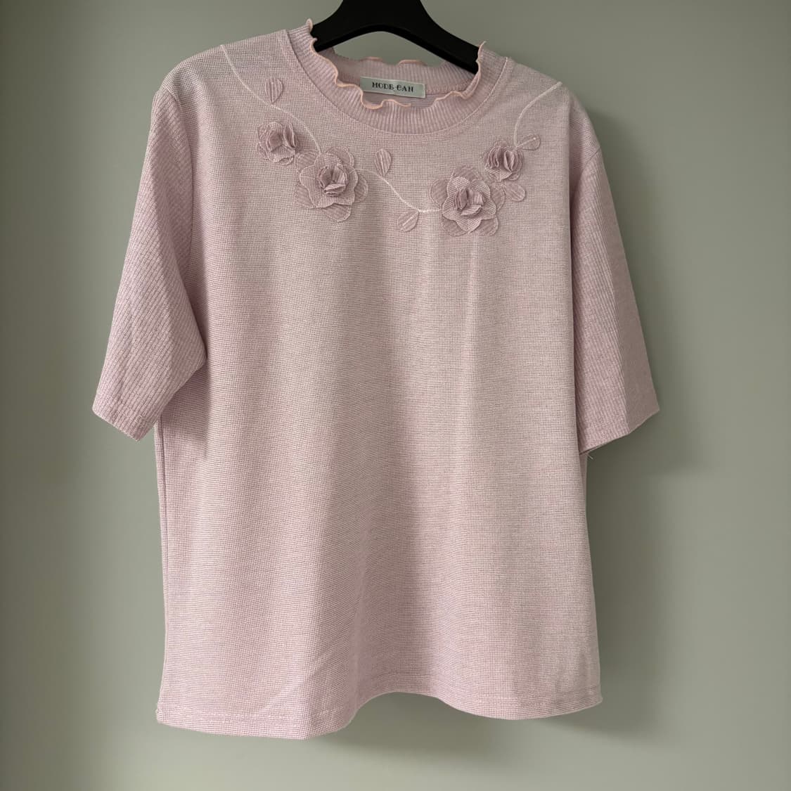 Frilled rose half blous 상품이미지1