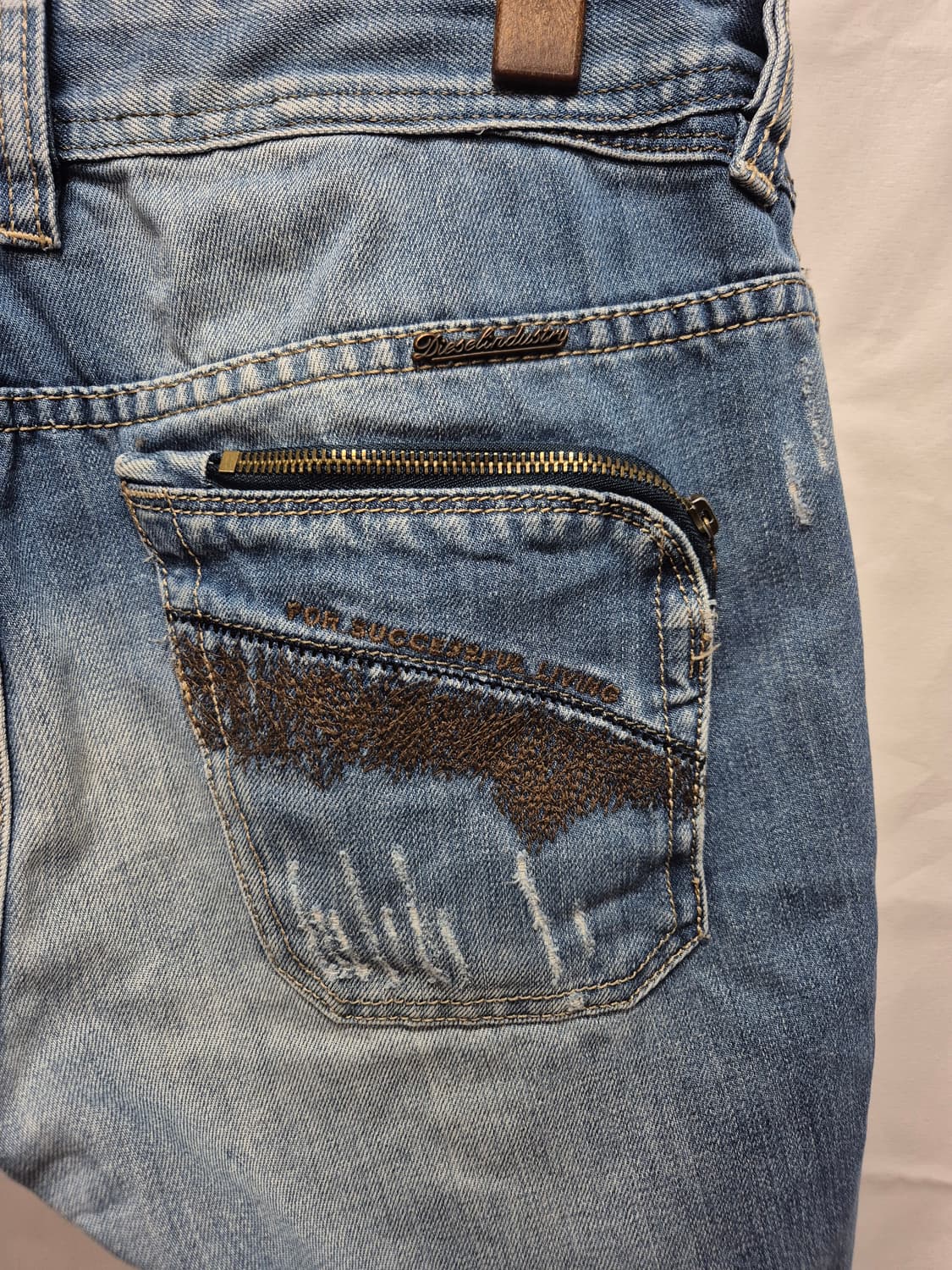 디젤 데님 하프팬츠 상품이미지3