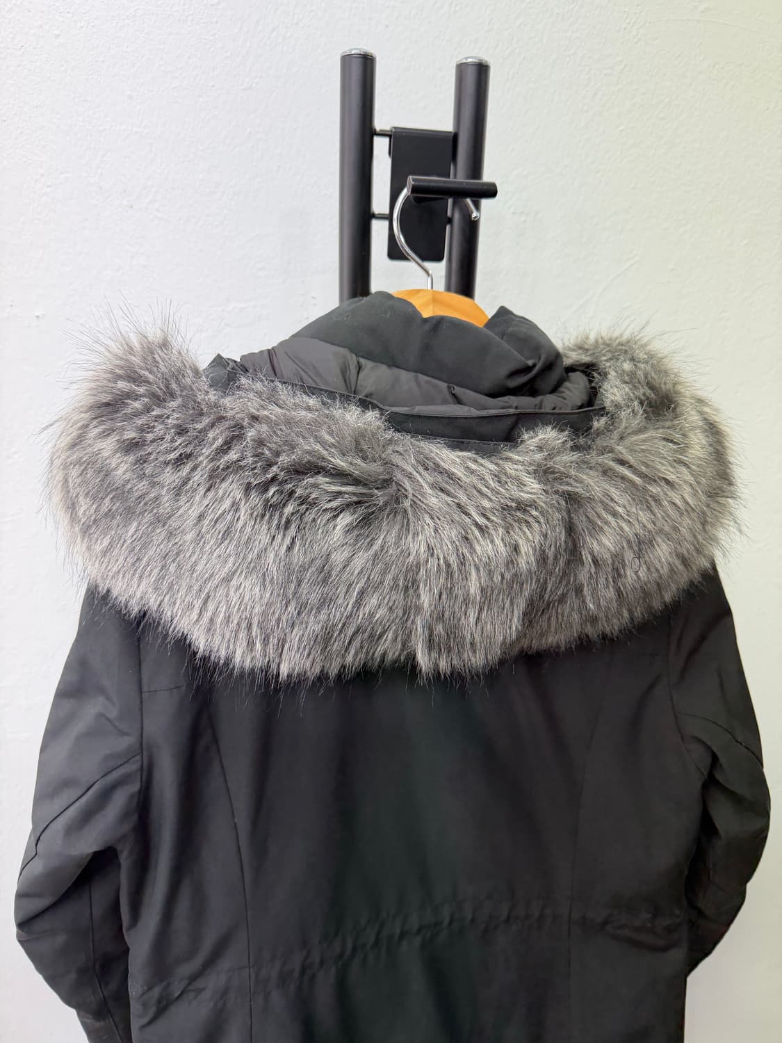 정품) 노스페이스 여성 화이트라벨 롱패딩 S 상품이미지5