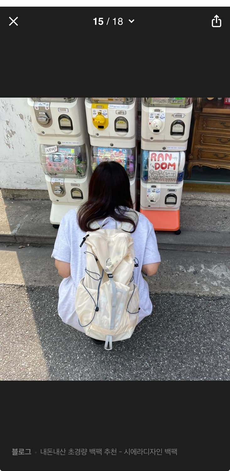 시에라디자인 라센 17L 백팩 아이보리 상품이미지2