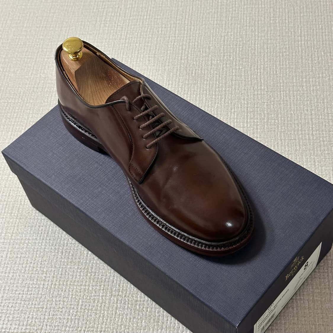 버윅 5341 코도반 더비슈즈 (미디엄 브라운) UK 8 상품이미지6