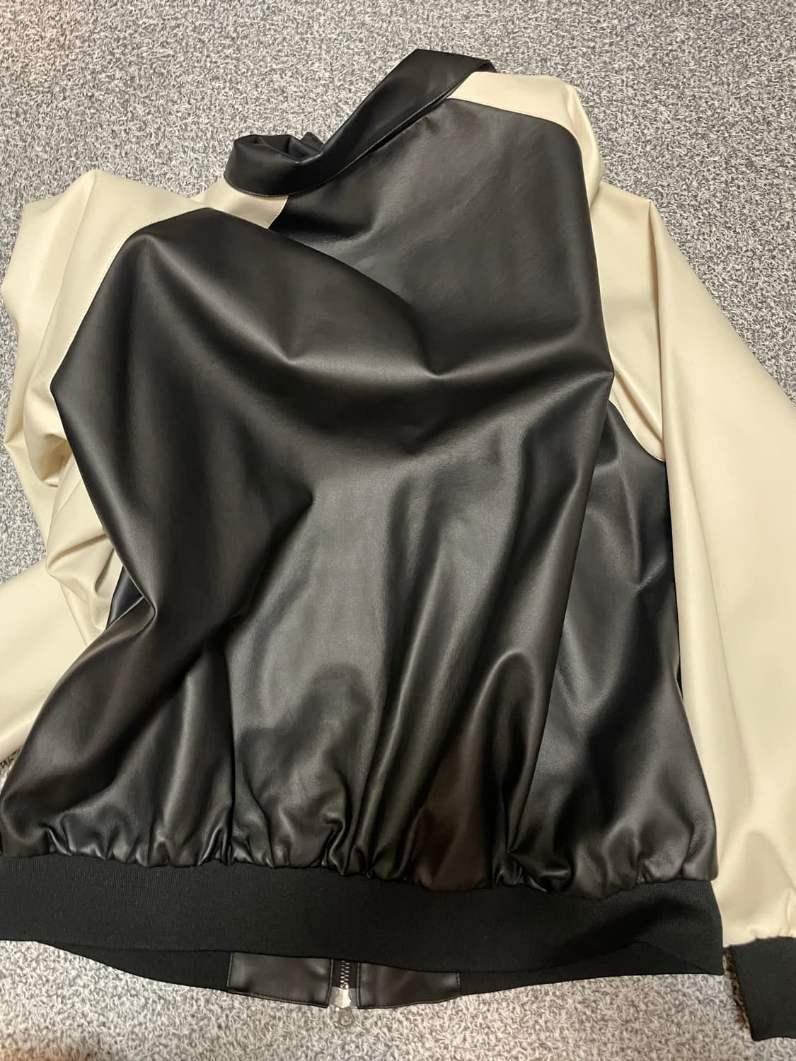 라우코하우스 레더 블루종 투웨이 자켓 상품이미지3