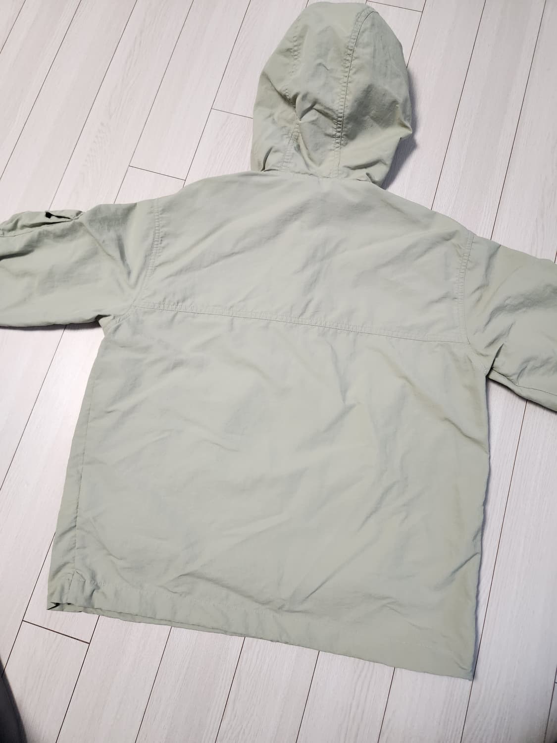 코닥 에센셜 후드 아노락 자켓 민트그린 사이즈s(오버핏) 치수 사이즈 참 상품이미지7