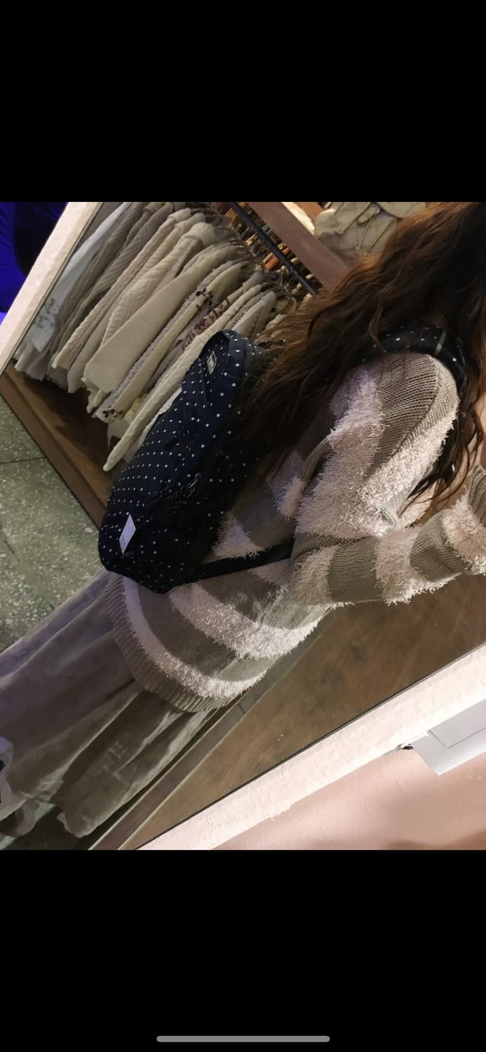 콜맨 빈티지 도트 백팩 네이비 상품이미지4