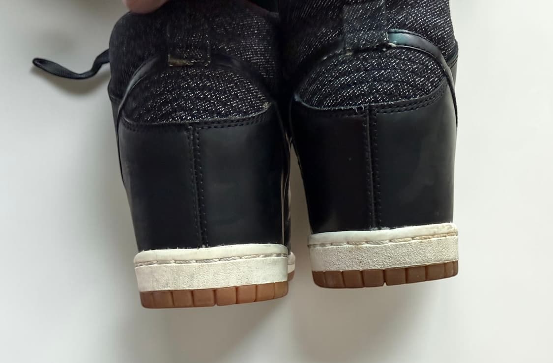 나이키 덩크 스카이 하이(Sky High) 블랙 데님 컬러 -240 상품이미지5