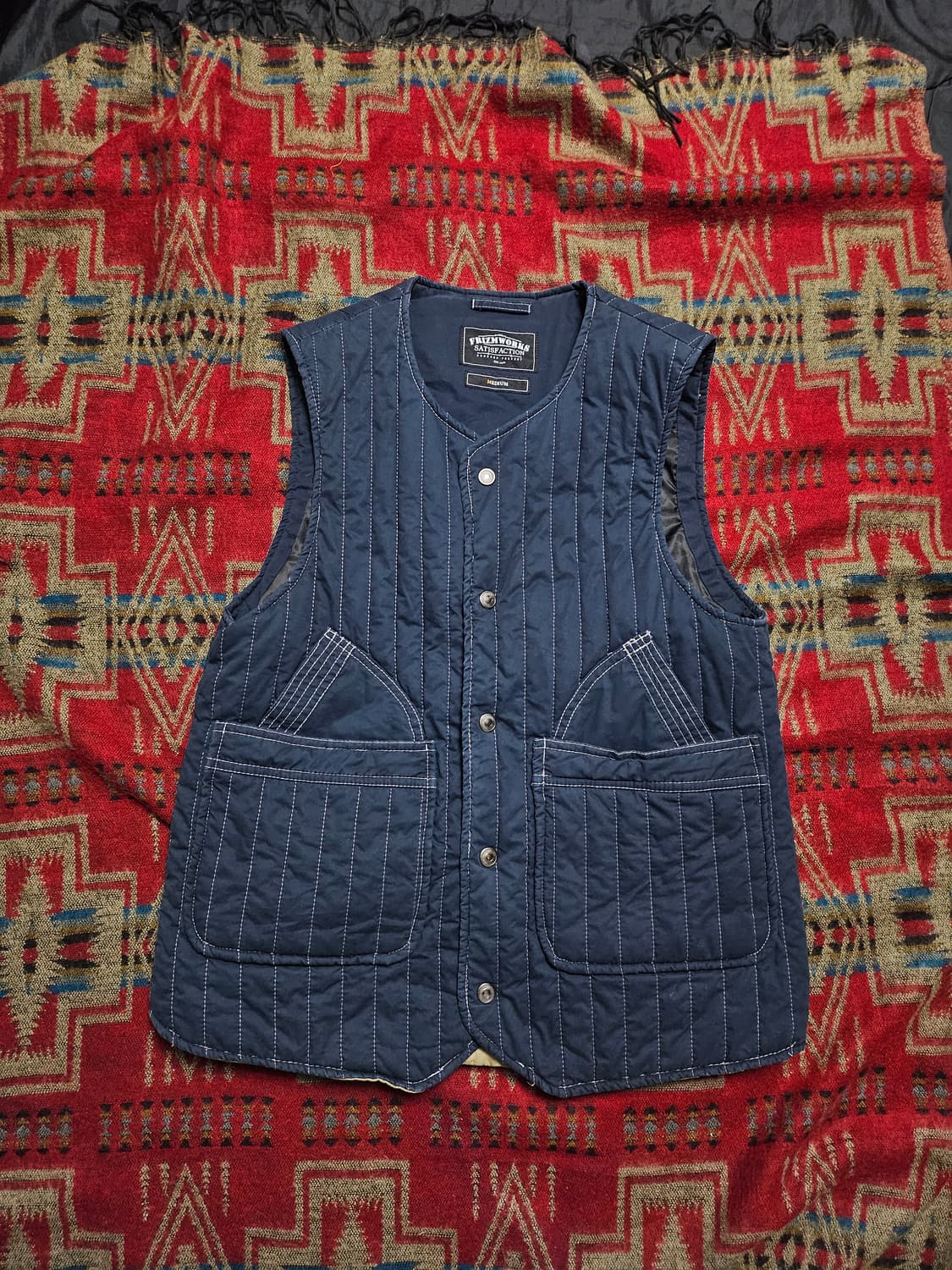 프리즘웍스  누빔 베스트 M 상품이미지1