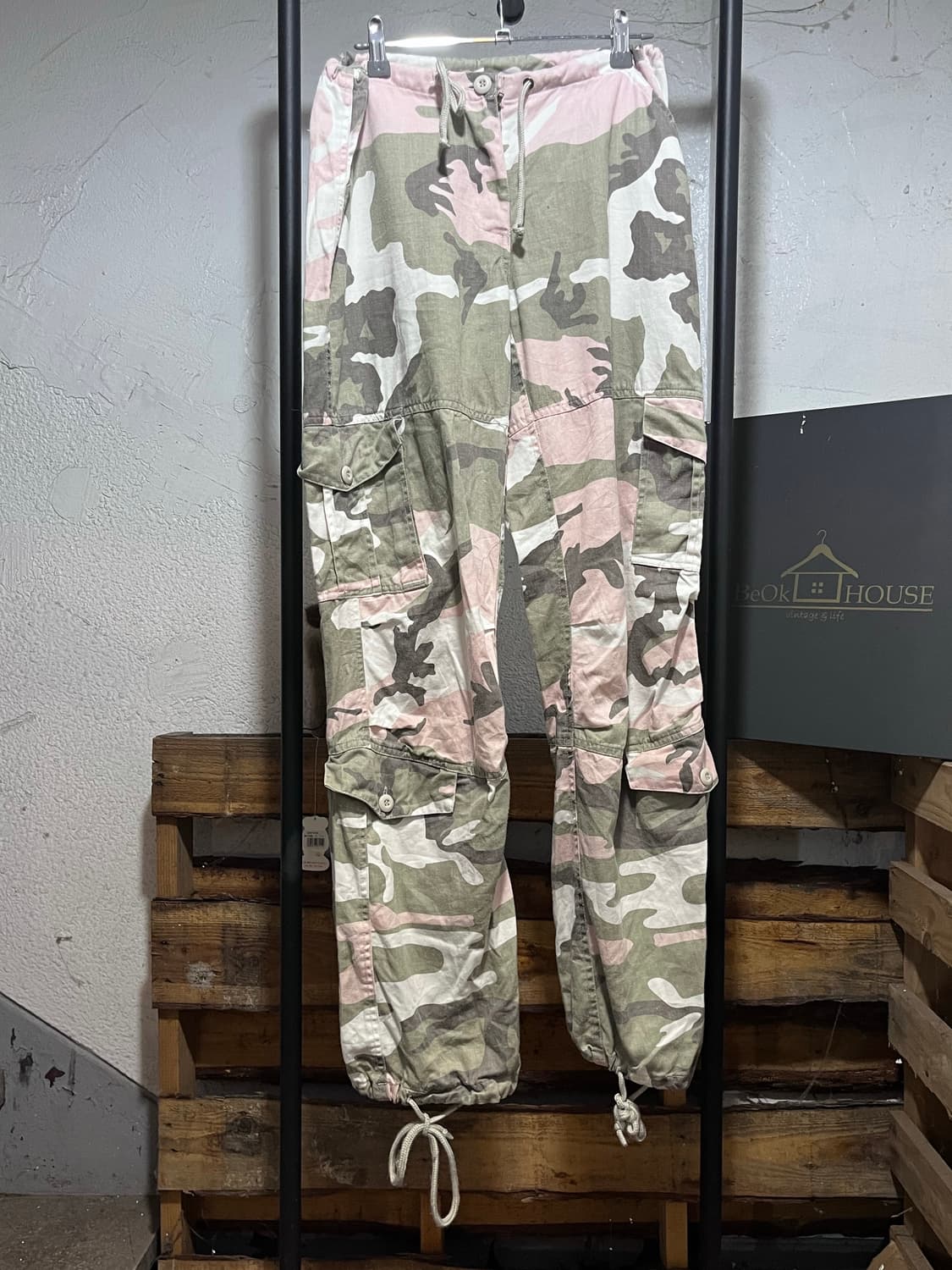 Pink camo string pants 상품이미지2