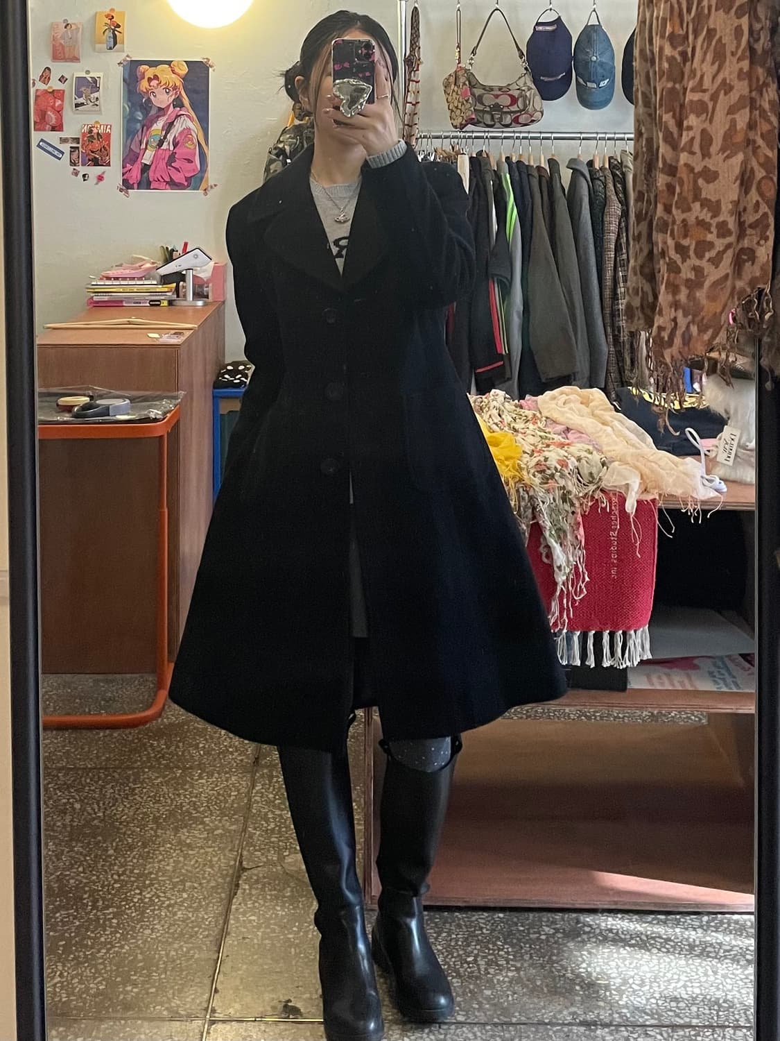 클래식 A라인 울 롱코트 [무배] 상품이미지3