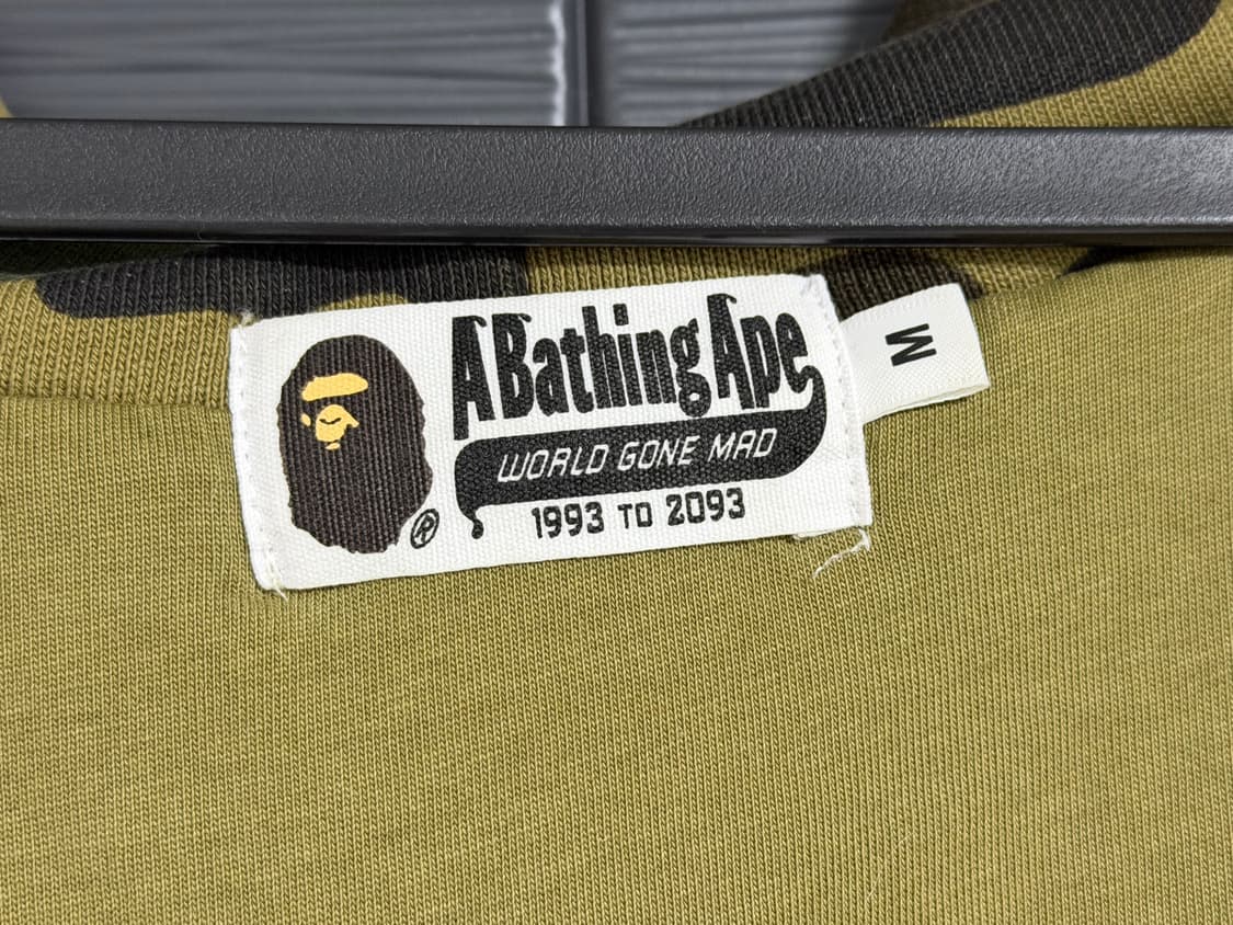 베이프 카모 헤비 워시 후드집업 M 사이즈 상품이미지3